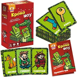 Гра настільна Vladi Toys, розважальна, Крокошоу (українською)