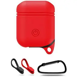 Силіконовий чохол Primo Sherp для Apple AirPods Red - мініатюра 3