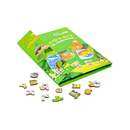 Розвиваючий дитячий "Алфавіт на липучках" 66 букв PuzzleOK det0015140