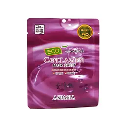 Маска тканинна для обличчя Aspasia Eco Collagen з колагеном