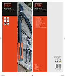 Набір садовий для обрізки дерев Black+Decker 2 предмети - мініатюра 6