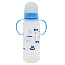 Пляшечка пластикова з ручками MGZ-0207(Blue) 250 мл