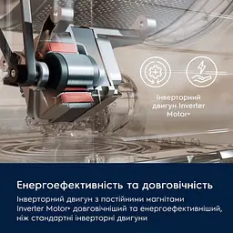 Пральна машина Electrolux фронтальна, 6кг, 1000, A, 41см, дисплей, інвертор, сріблястий темний - мініатюра 6