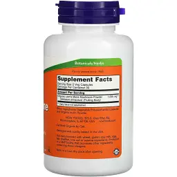 Їжовик гебінчастий Now Foods Lion's Mane 500 мг 60 капсул - мініатюра 2