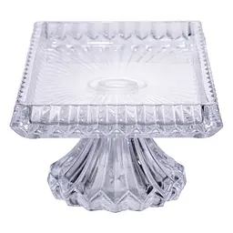 Тортівниця прямокутна на ніжці 33×17×13.5 см Yiwu HP-19-146C - мініатюра 5