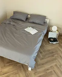 Постільна білизна євро Dushka Home Сатин Люкс 20918 200х220 см сіра