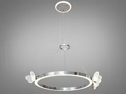 Люстра стельова LED Diasha 6185HR Метелик, 35W, хром, для дитячої кімнати - мініатюра 2