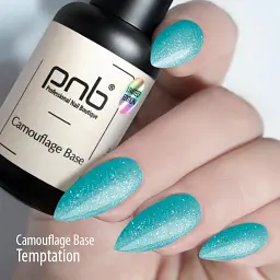 База камуфлююча каучукова PNB UV/LED Camouflage Base Temptation 8 мл - мініатюра 4