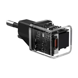 Зарядний пристрій Baseus 1xUSB-C 20W GaN5 black (CCGN050101) - мініатюра 2