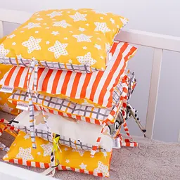 Подушки-борти MirSon Kids Time 18-200 Orange time оранжеві 12 шт. - мініатюра 11
