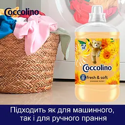 Кондиціонер для білизни Coccolino Fresh & Soft Грейпфрут абрикос та малина 1.7 л (64881103) - мініатюра 6