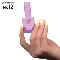 Гель-лак для нігтів 12 Lemon Sorbet Shelly 12 мл - мініатюра 3
