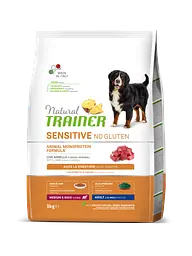 Сухий корм Natural Trainer Dog Sensitive Adult Medium&Maxi With Lamb для собак середніх і великих порід 3 кг