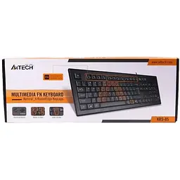Клавіатура дротова A4Tech KRS-85 USB Black - мініатюра 5