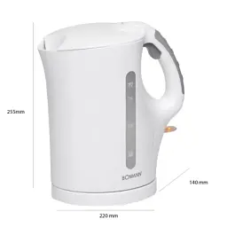 Електрочайник Bomann WK 5011 CB white (WK5011CB white) - мініатюра 2