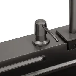 Кухонна мийка Kroner KRP Schwarze - SET7545HM PVD (3.0/0.8 мм) (CV033382) - мініатюра 7