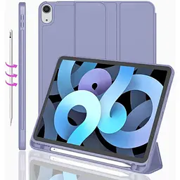 Чохол-книжка BeCover Tri Fold Soft TPU з кріпленням Apple Pencil для Apple iPad Air 11" M2/M3 2024/2025 Purple (711404) - мініатюра 7