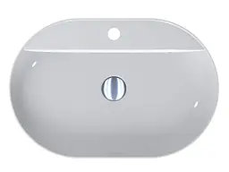 Умивальник Miraggio FRANCE (0000199) Miramarble, Глянцевий, Накладний, Білий - мініатюра 4
