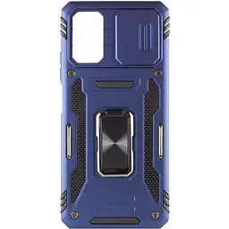 Ударостійкий чохол Camshield Army Ring для Xiaomi Poco X5 5G / Note 12 5G Синій / Navy - мініатюра 3