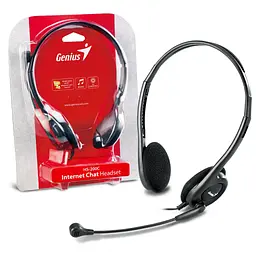 Гарнітура Genius HS-200C 3.5 мм Black (31710151100) - мініатюра 2