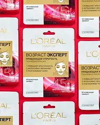 Тканинна маска L'Oreal Paris Вік Експерт 45+ Для підвищення пружності шкіри, 30 мл (A9887800) - мініатюра 2