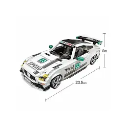 Конструктор LOZ mini Гоночний автомобіль (1128) - мініатюра 2