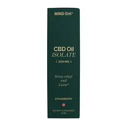 Ізолят канабідіолу Mind Shi CBD Oil Isolate Strawberry 2000 мг 10 мл - мініатюра 5