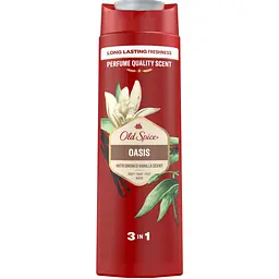 Гель для душу Old Spice 3 в 1 Oasis 400 мл (8006540838761) - мініатюра 3