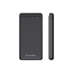 Універсальна мобільна батарея ColorWay Slim PD 10000mAh Чорний (CW-PB100LPG3BK-PD)
