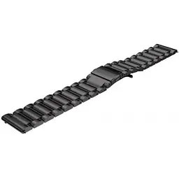 Ремінець DK CDK для Garmin Forerunner 570 47мм 22мм Metal Fitlink Steel Watch Band (012874) (black) - мініатюра 5