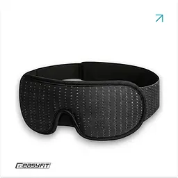 Маска для сну 3D EasyFit Dream з ефектом пам’яті (чорна)