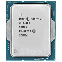 Процесор Intel Core i3 14100 (CM8071505092206) (Socket 1700, 8T, 4.7 ГГц, Tray)