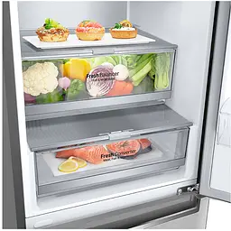 Холодильник LG GW-B509PSAX 203см 2 дв холодильное отделение 277 л морозильное отделение 107 л A+++-10%,NF,Лин,Зона свеж Диспл внешн нержавіюча сталь (GW-B509PSAX) - мініатюра 15