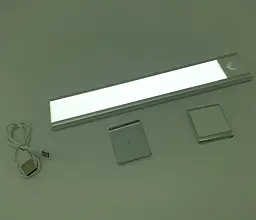 Акумуляторна LED лампа 23см з датчиком руху та магнітним кріпленням свічення до 5 годин сенсорний світильник UKC HYSS 8636 - мініатюра 4