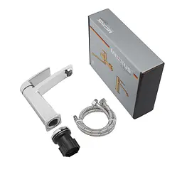 Змішувач для умивальника Mixxus Premium Lazar 001 (Nut) MI8269, Хром - мініатюра 6