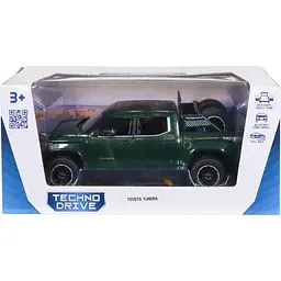 Автомодель TechnoDrive Toyota Tundra 1:24 зелена (KM08555)