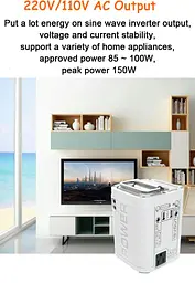 Портативна електростанція Jump starter P01 Power station зовнішній акумулятор - мініатюра 6