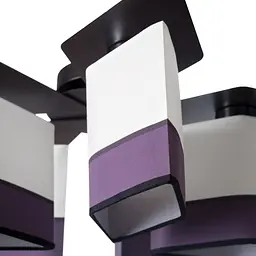 Люстра стельова Brille в східному стилі E27 60W BR (BKL-636C/5) - мініатюра 7