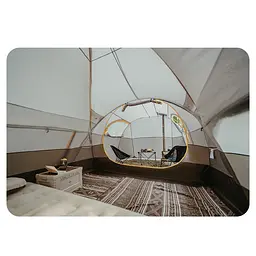 Намет шестимісний Naturehike KOTA 6 CNK2450WS031 75D Світло-коричневий - мініатюра 2