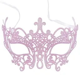 Ялинкова іграшка MIS LT Маска 18х10 см рожевий