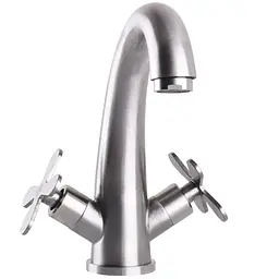 Змішувач для умивальника Globus Lux Dukat-8 SD8-401 000024970 Нержавіюча сталь - мініатюра 4