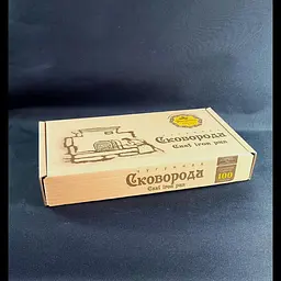 Сковорідка Наша Майстерня чавунна 26 см глибина 4 см дерев'яна ручка (T303) - мініатюра 6