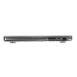 Чохол-накладка для MacBook Pro 14 M5-M1/M5 Pro-M2 Pro/M5 Max-M2 Max, прозорий, Crystal, полікарбонат (PC), захисний, прозорий, захист від подряпин і пошкоджень, вентиляція, доступ до портів, протиковзкі ніжки, для макбука, ArmorStandart (ARM79445) - мініатюра 8