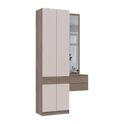 Передпокій Doros Сола 1+2 Канноло/Кашемір ДСП / дзеркало 105х40х215 (42005232) - мініатюра 6