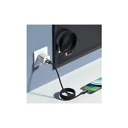 Дата кабель USB 2.0 AM to USB-C 1.0m 7A black Essager (EXCT-TD01-P) - мініатюра 8