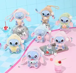 Стіч сюрприз брелок в коробке Labubu Stitch15 см м’який плюшевий (6931604349094) - мініатюра 2