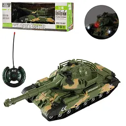 Радіокерована модель танка Tank Assault камуфляж 1:16 зі звуковими ефектами (J9003A)