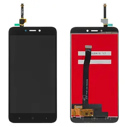 Дисплей для Xiaomi Redmi 4X, чорний, клас B, без рамки, High