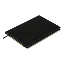 Блокнот діловий Buromax Logo2U Touch Me А5 96 арк. в клітинку обкладинка зі штучної шкіри чорний (BM.295102-01) - мініатюра 3
