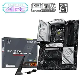 Материнська плата MSI MAG X870E GAMING MAX WIFI (MAG X870E GAMING MAX WIFI) (Socket AM5, AMD X870E, ATX) - мініатюра 5